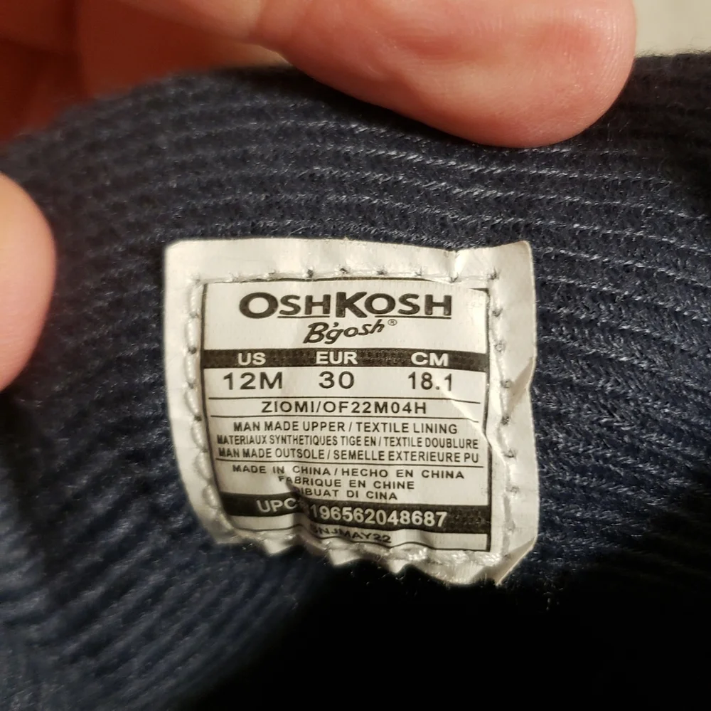 Oshkosh Bgosh Toddler 12 Floral Chelsea Boot Lace Up Fall Winter Outdoor Durable